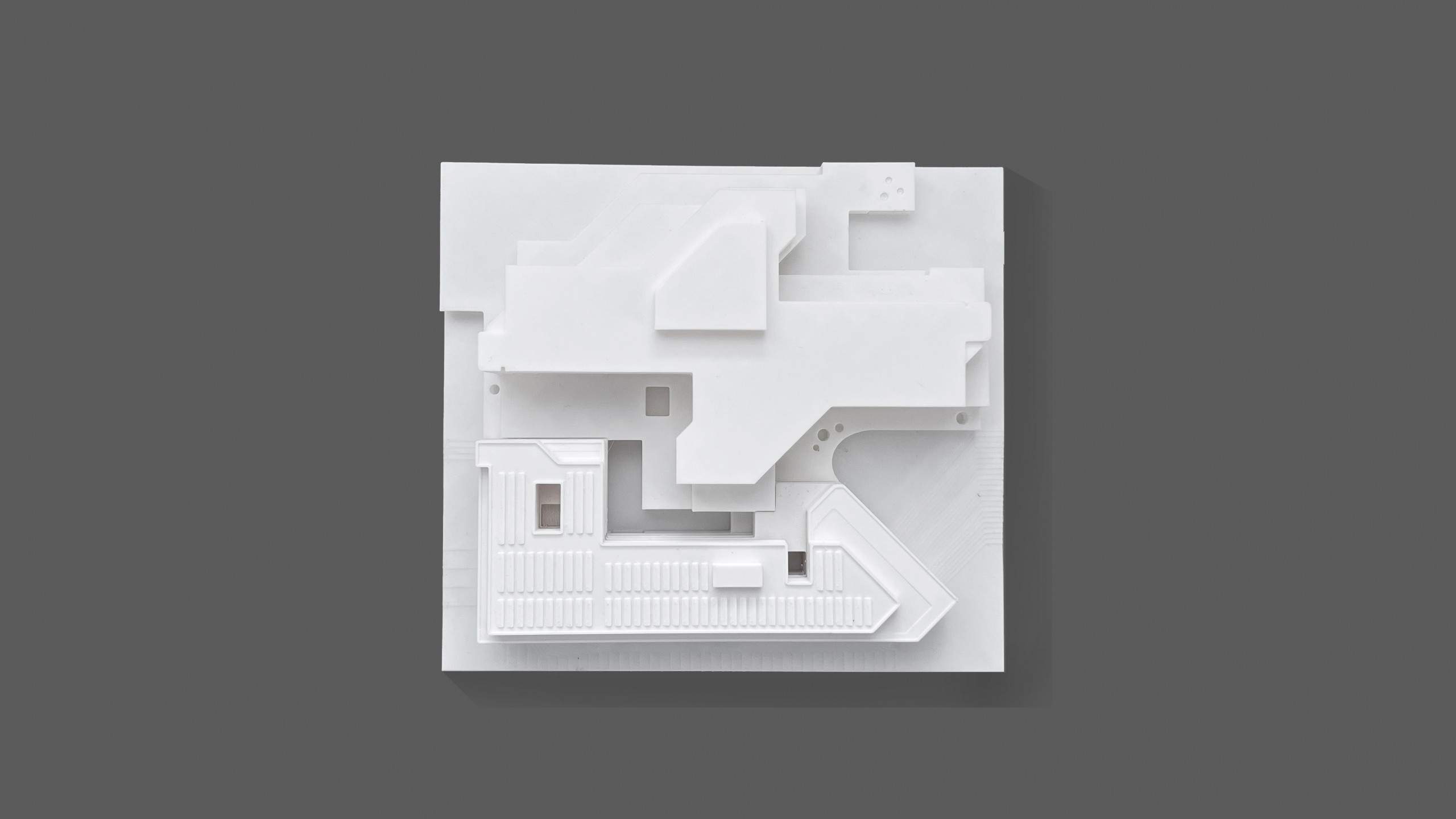 3D-Modell_BA6 Holzarchitektur, Freyung, Kliniken am Goldenen Steig, Holzbau, Holzhybridbau, Bettenstation, Allgemeinpflege, Dewan Friedenberger Architekten